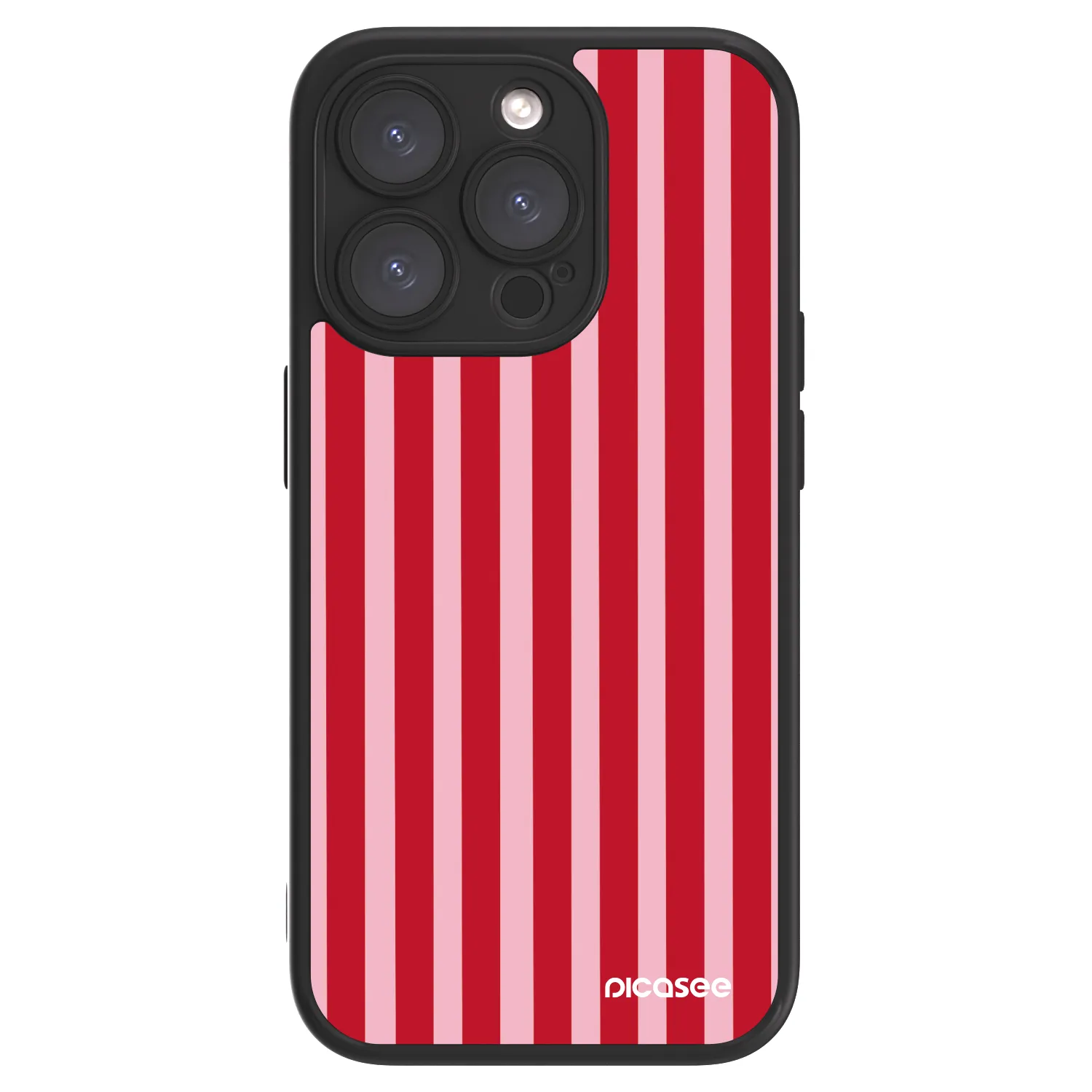 Picasee ULTIMATE CASE pro Apple iPhone 15 Pro - Lines red