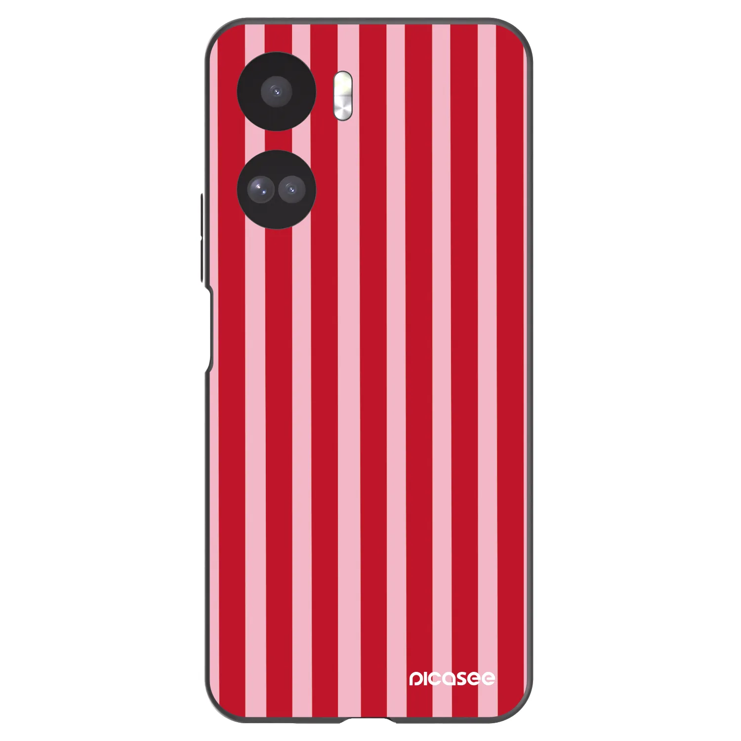Picasee silikónový čierny obal pre Honor 90 Lite 5G - Lines red