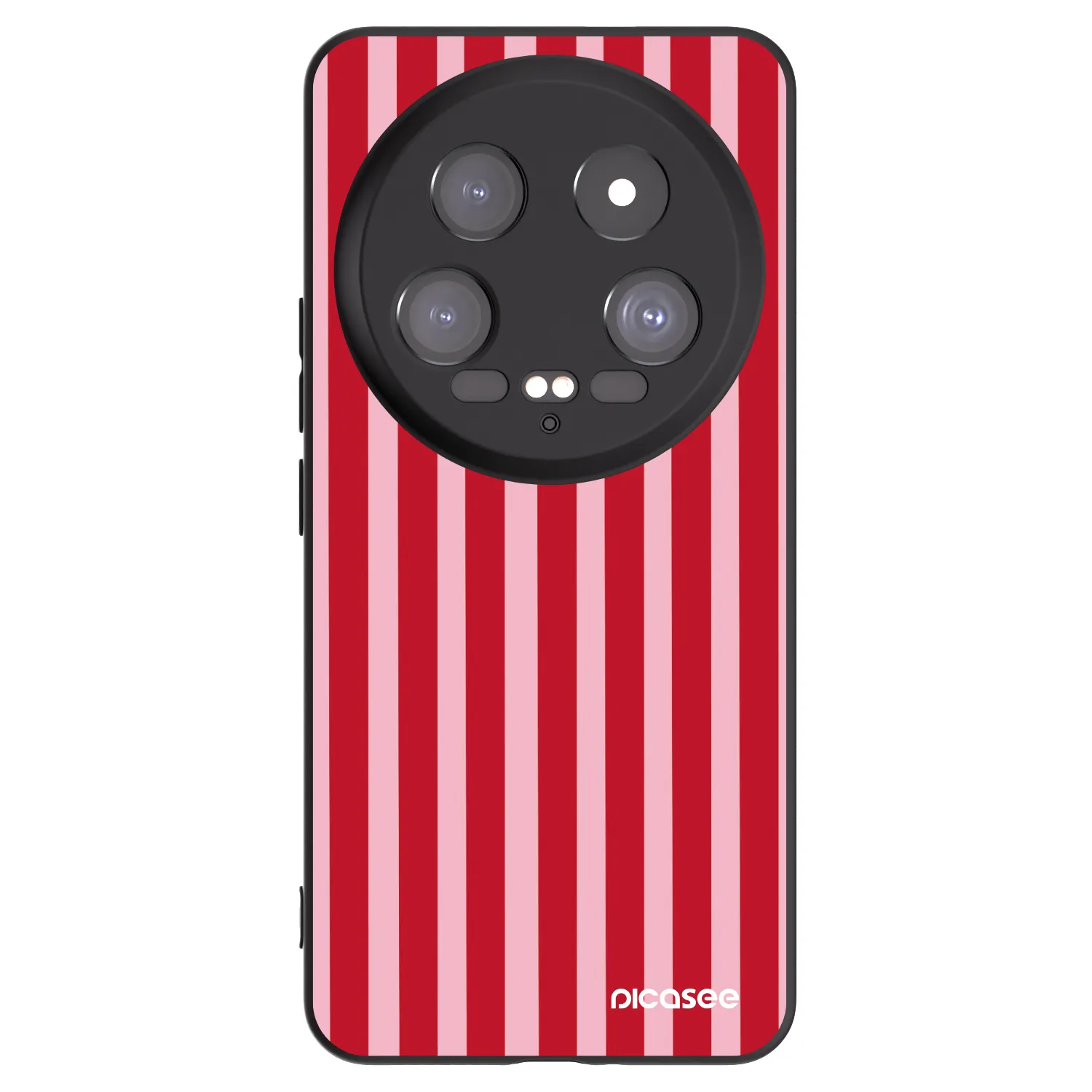 Picasee silikónový čierny obal pre Xiaomi 14 Ultra - Lines red
