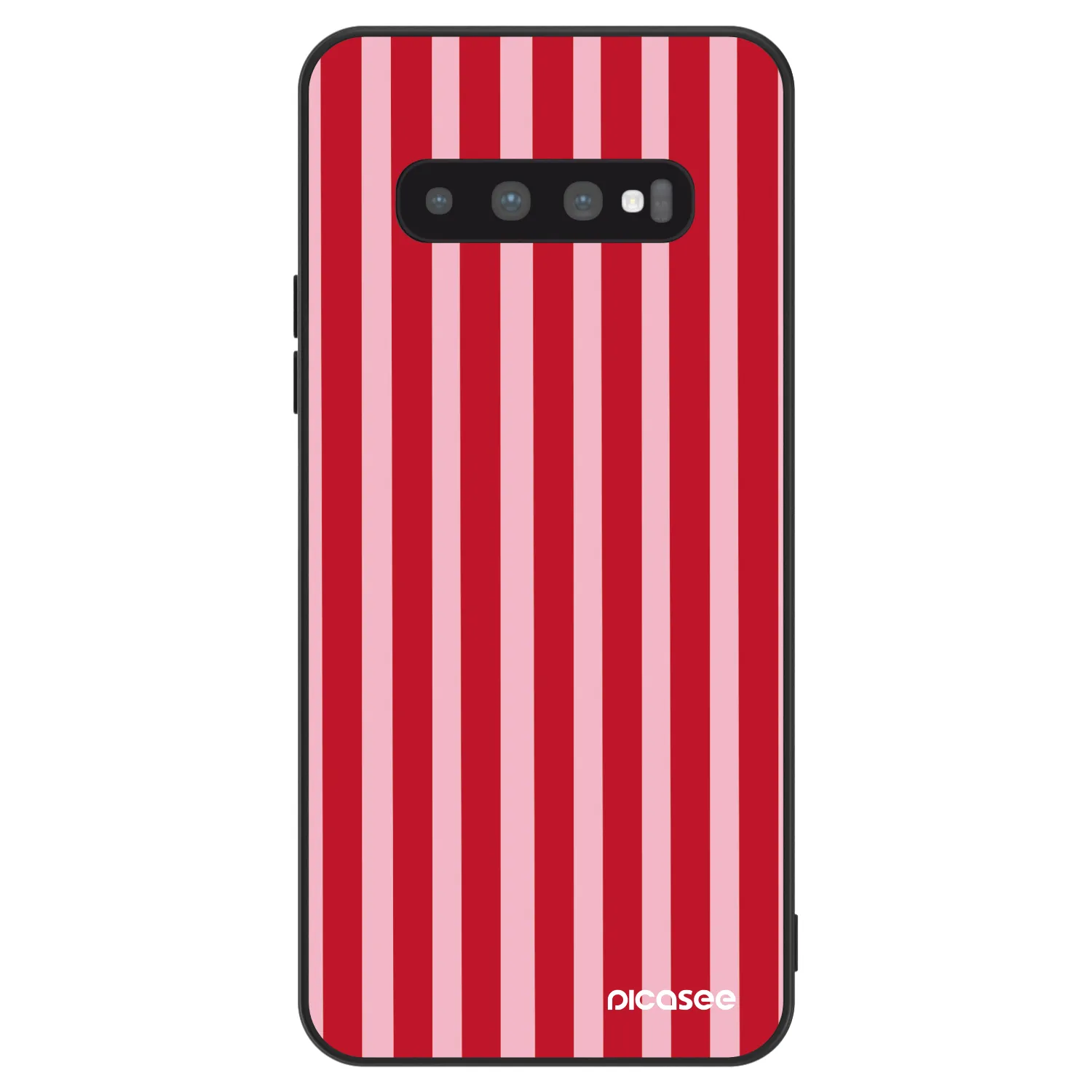 Picasee ULTIMATE CASE pro Samsung Galaxy S10 Plus G975 - Lines red