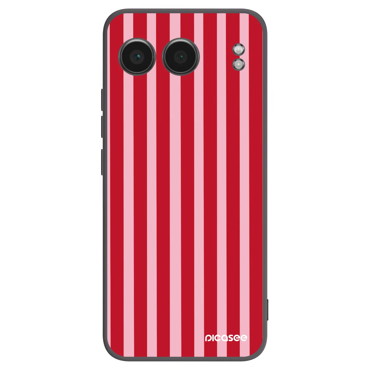 Picasee silikónový čierny obal pre OnePlus Nord 4 - Lines red