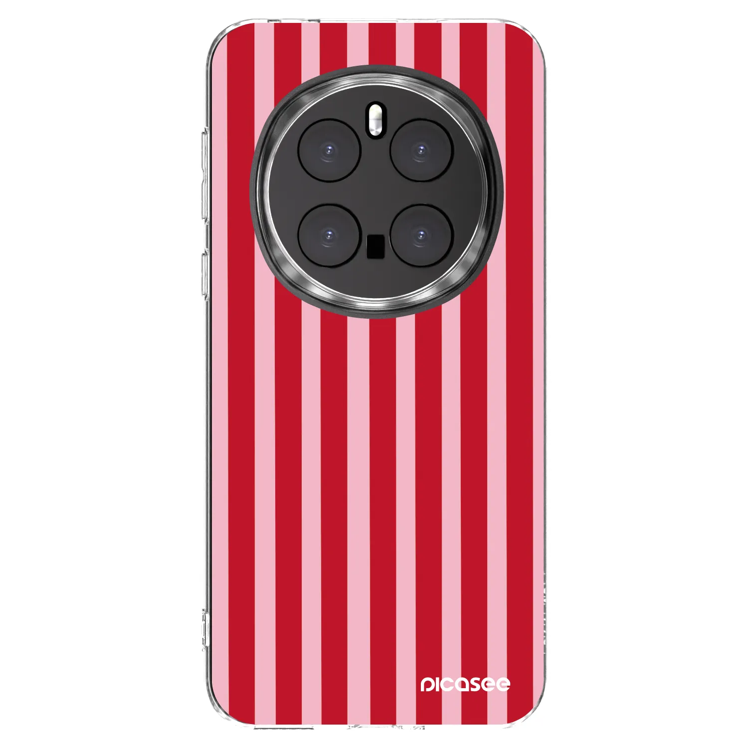 Picasee silikónový prehľadný obal pre Honor Magic7 Pro 5G - Lines red