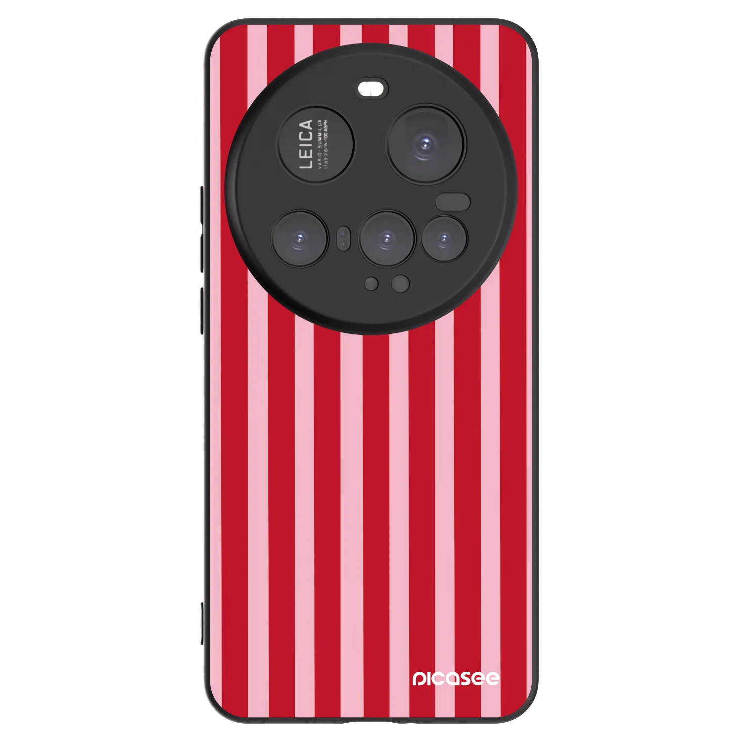Picasee silikónový čierny obal pre Xiaomi 15 Ultra - Lines red