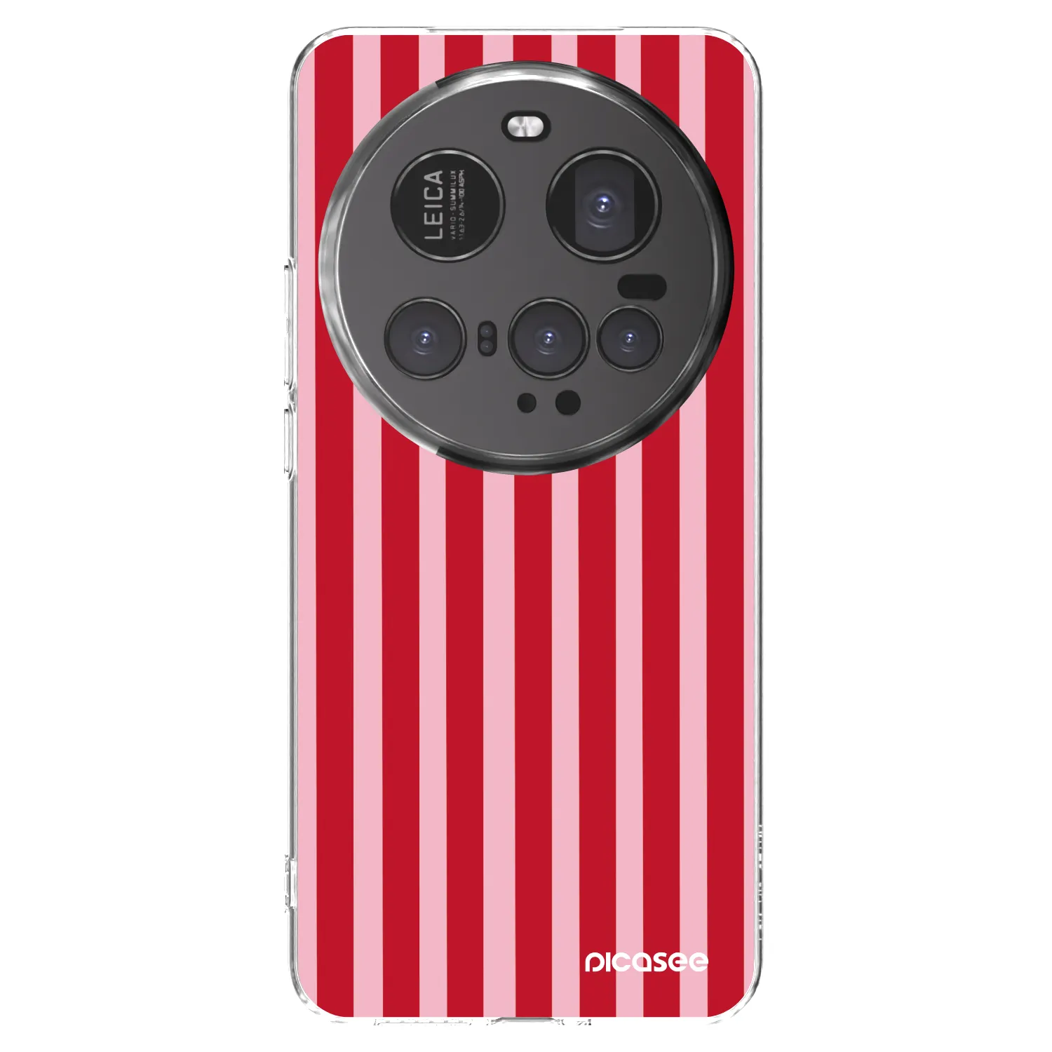 Picasee silikónový prehľadný obal pre Xiaomi 15 Ultra - Lines red