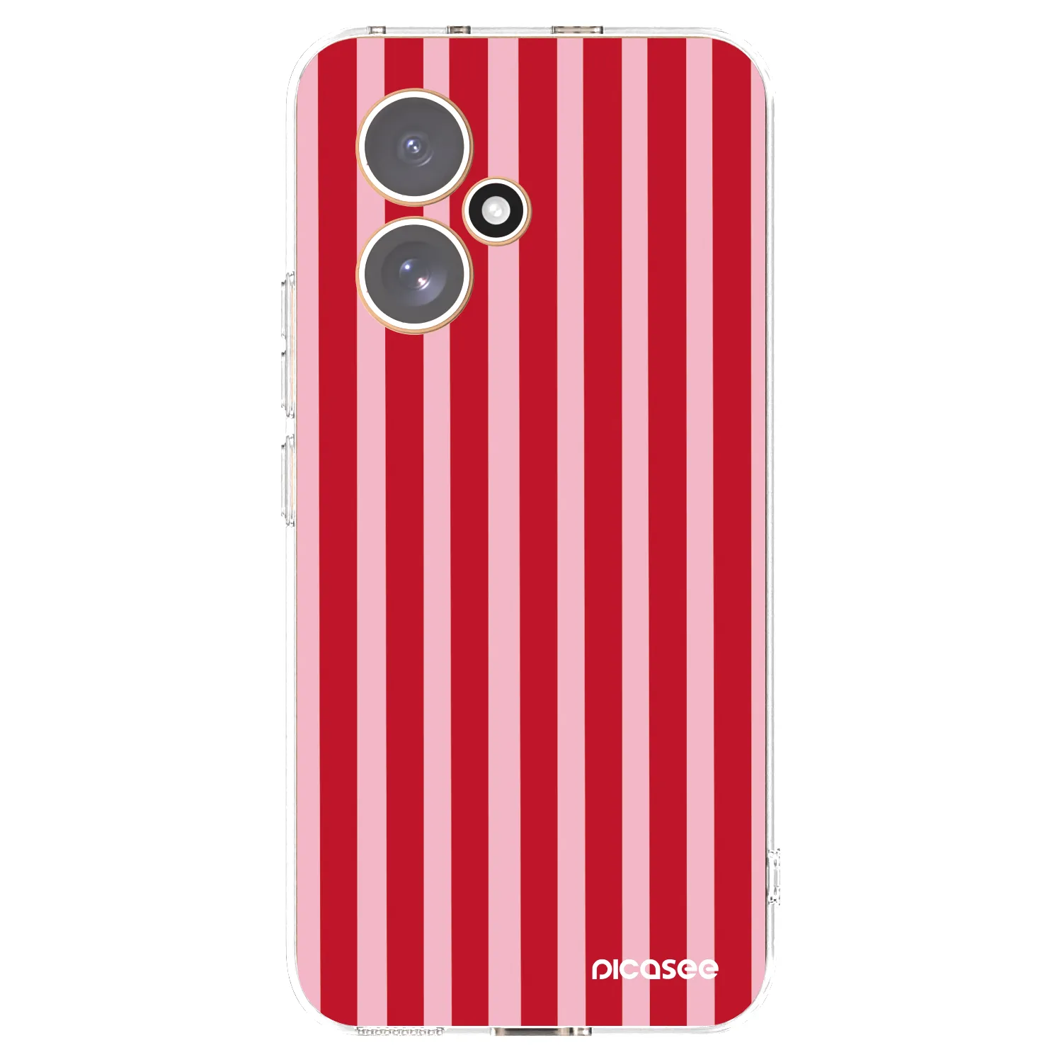 Picasee silikónový prehľadný obal pre Honor 400 5G - Lines red