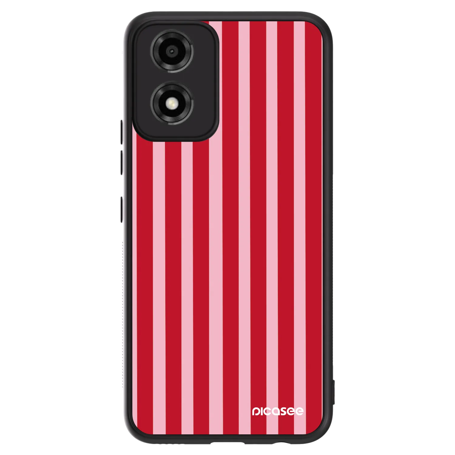 Picasee ULTIMATE CASE pro Motorola Moto E14 - Lines red