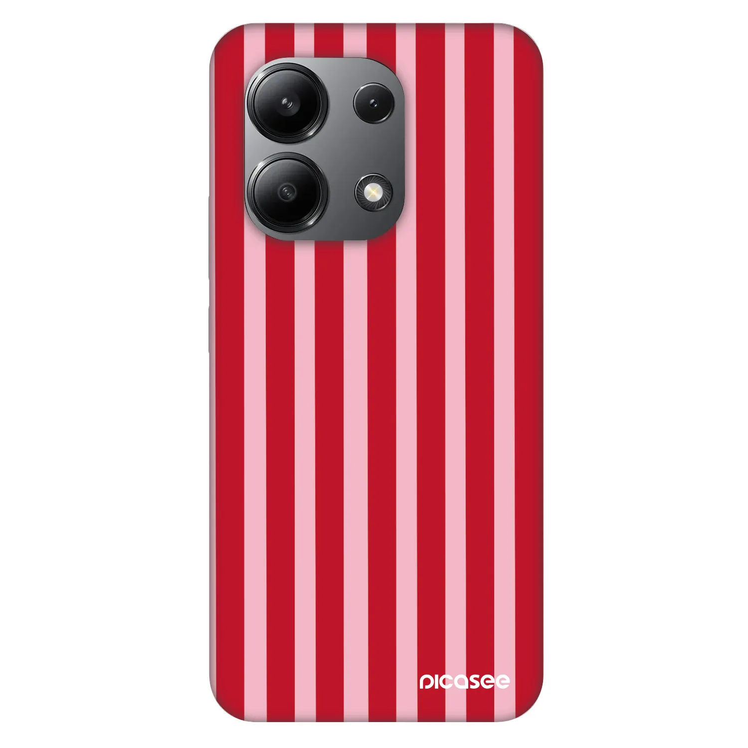 Picasee Fashion Case pre Xiaomi Redmi Note 13 4G - Lines red