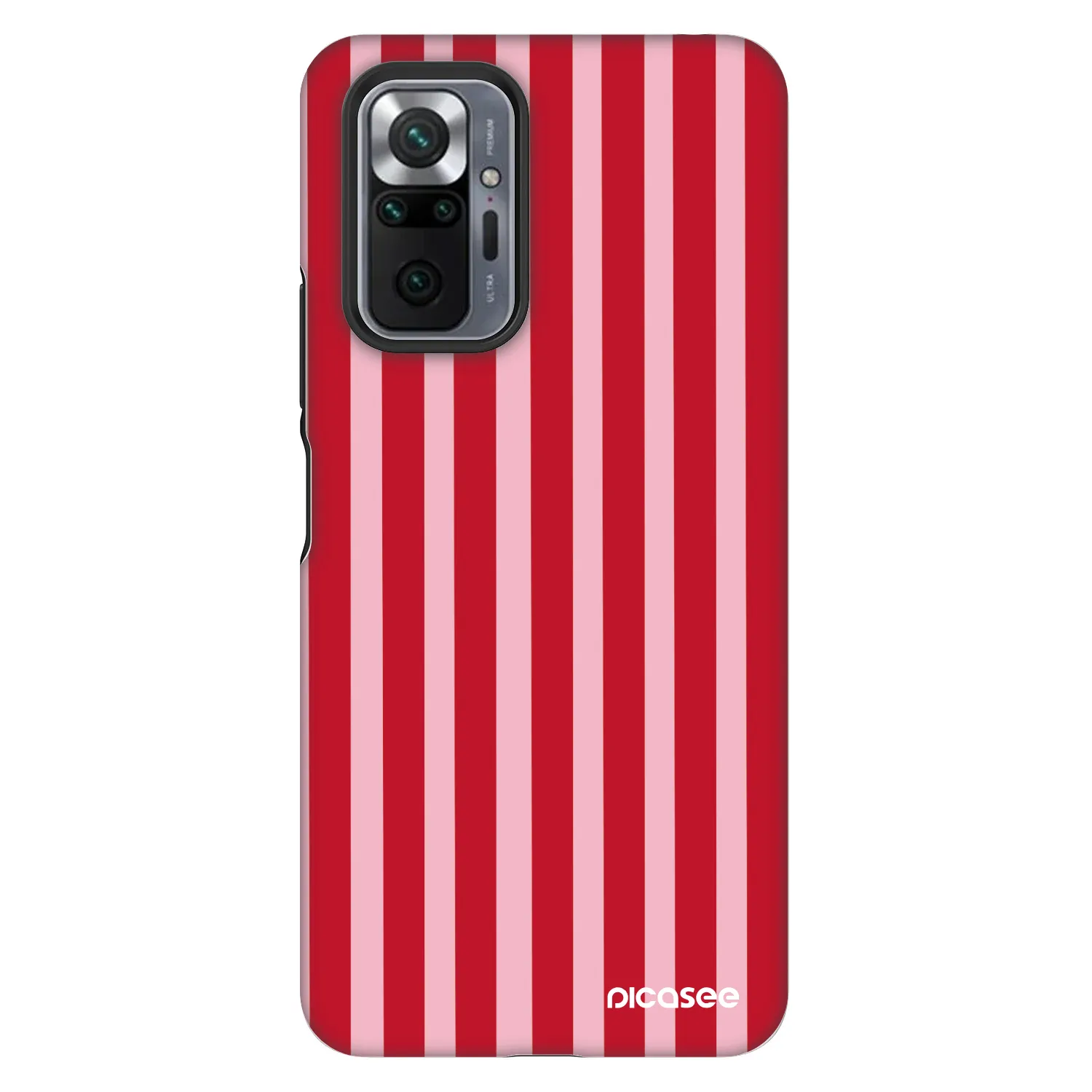 Picasee Fashion Case pre Xiaomi Redmi Note 10 Pro - Lines red