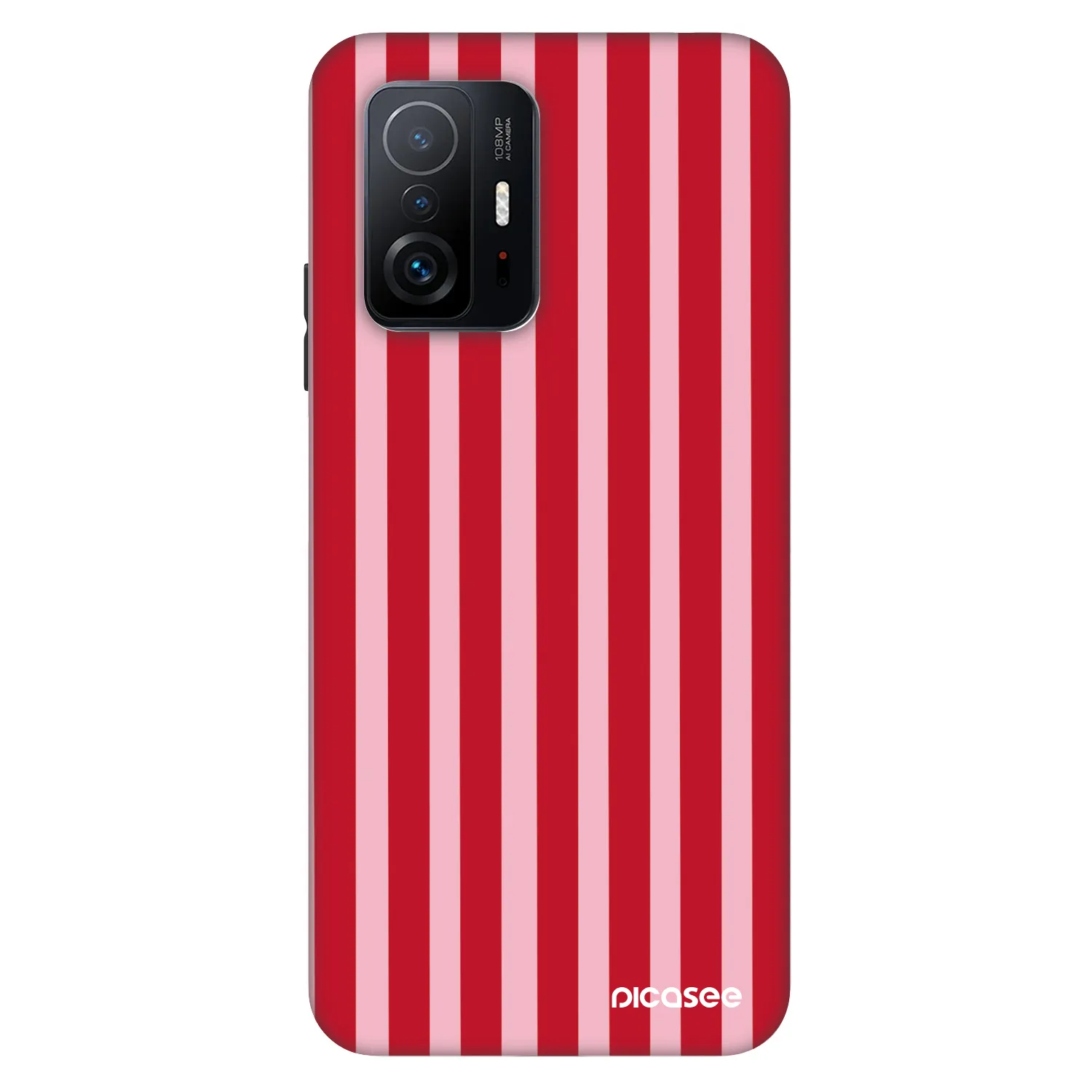 Picasee Fashion Case pre Xiaomi 11T Pro - Lines red