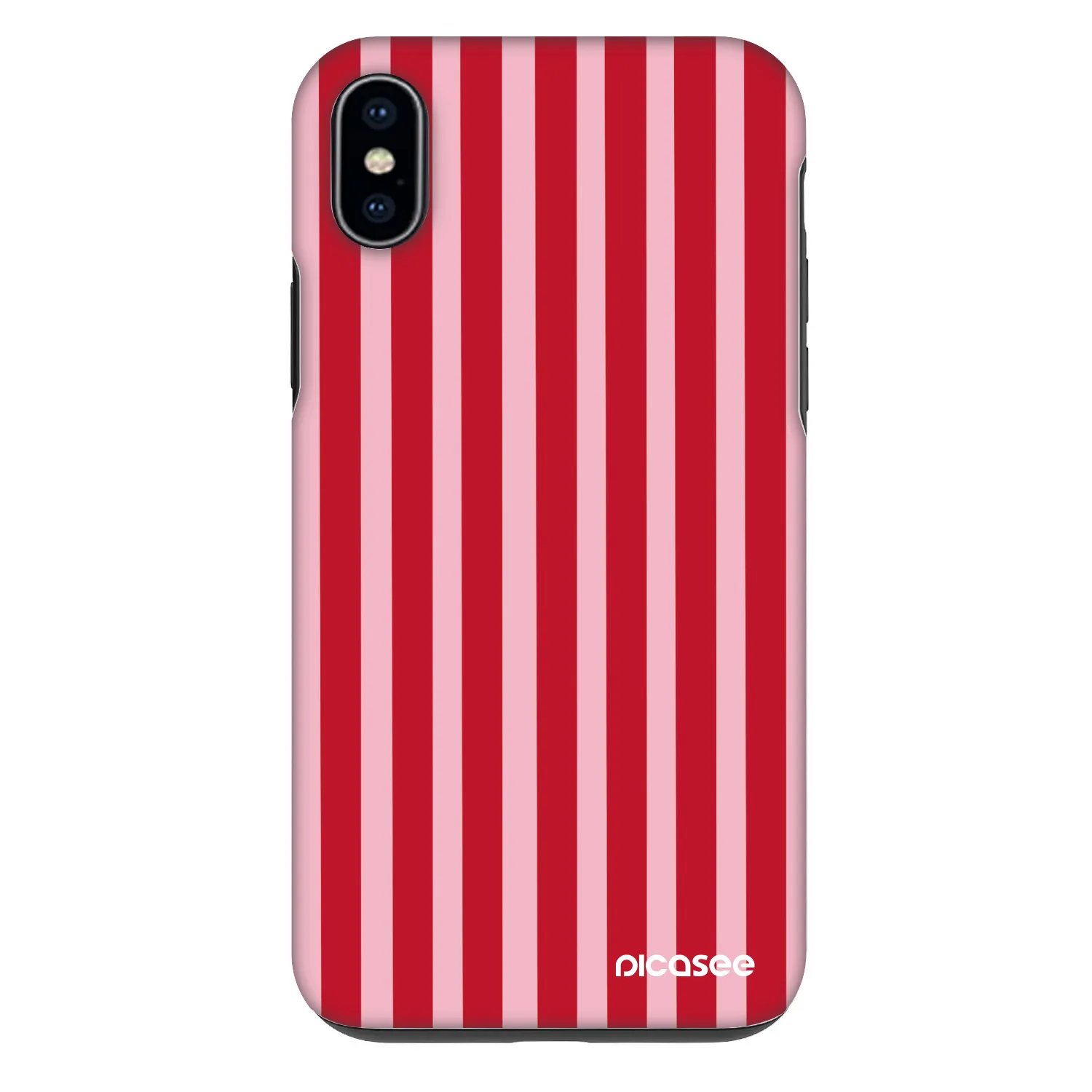 Picasee Fashion Case pre Apple iPhone XS Max - Lines red