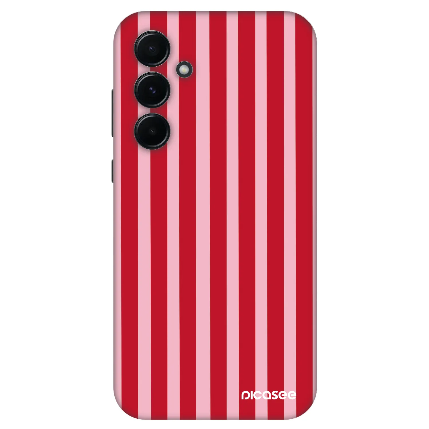 Picasee Fashion Case pre Samsung Galaxy A55 5G A556B - Lines red