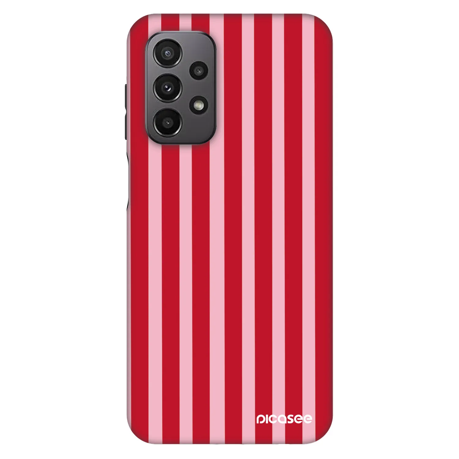 Picasee Fashion Case pre Samsung Galaxy A23 A236B 5G - Lines red