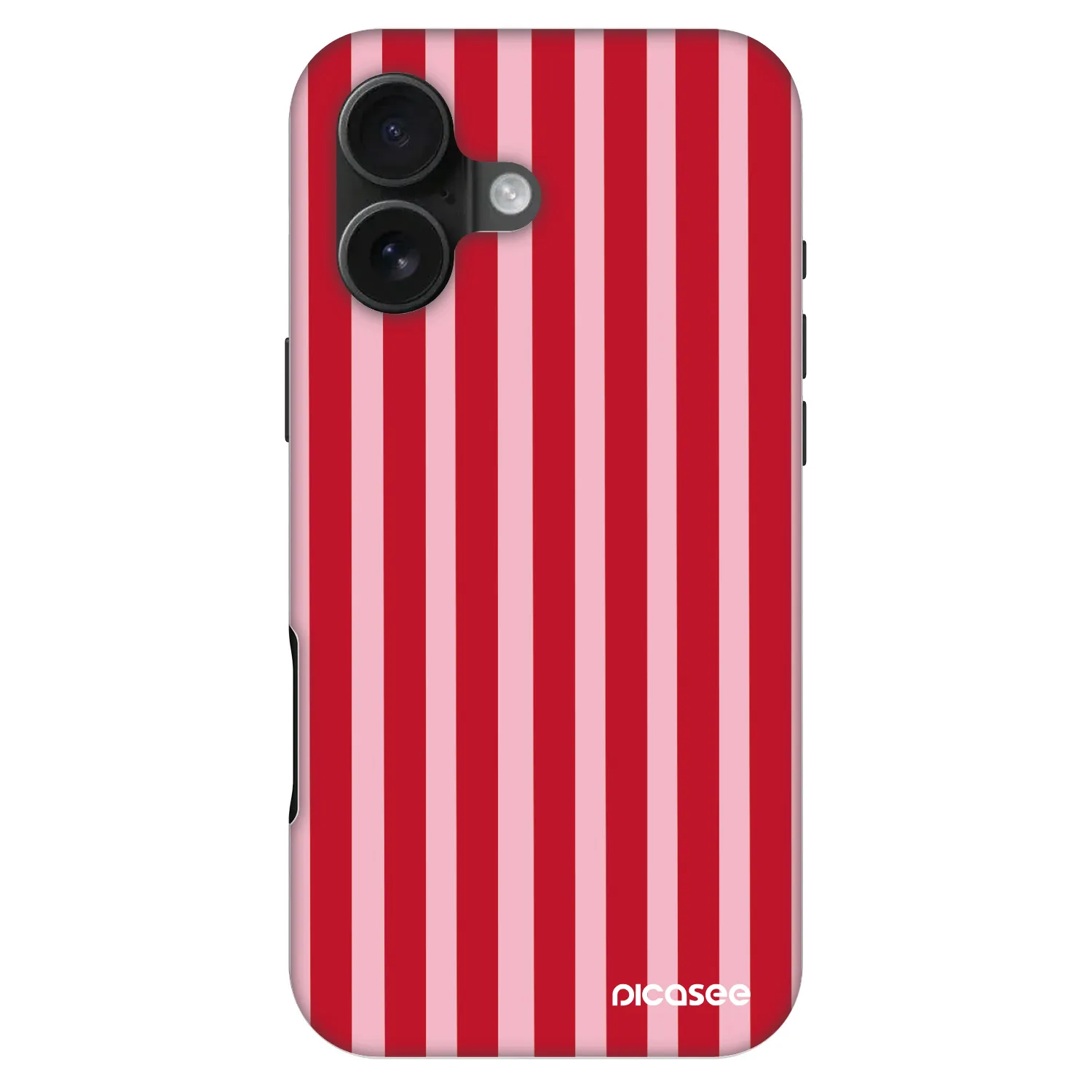 Picasee Fashion Case MagSafe pre Apple iPhone 16 - Lines red