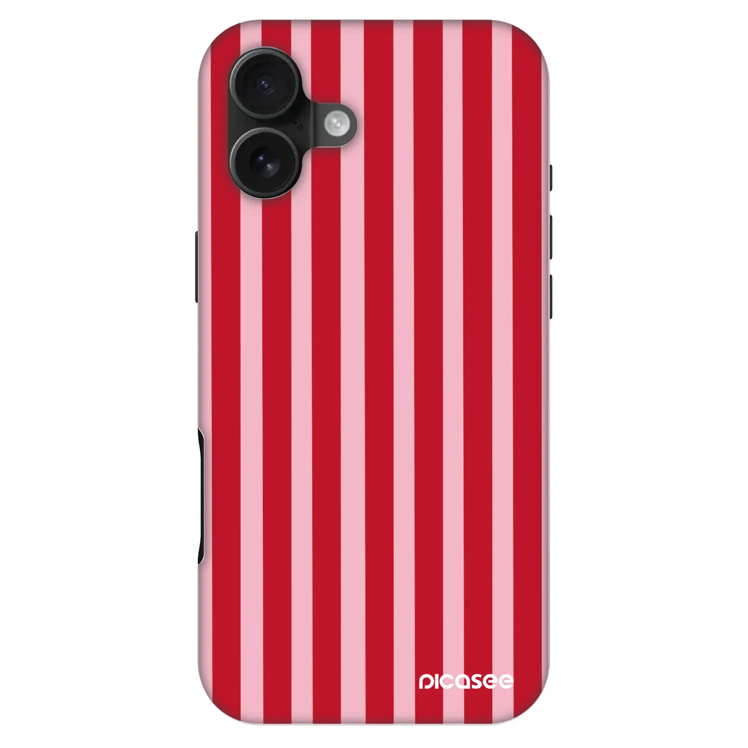 Picasee Fashion Case MagSafe pre Apple iPhone 16 Plus - Lines red