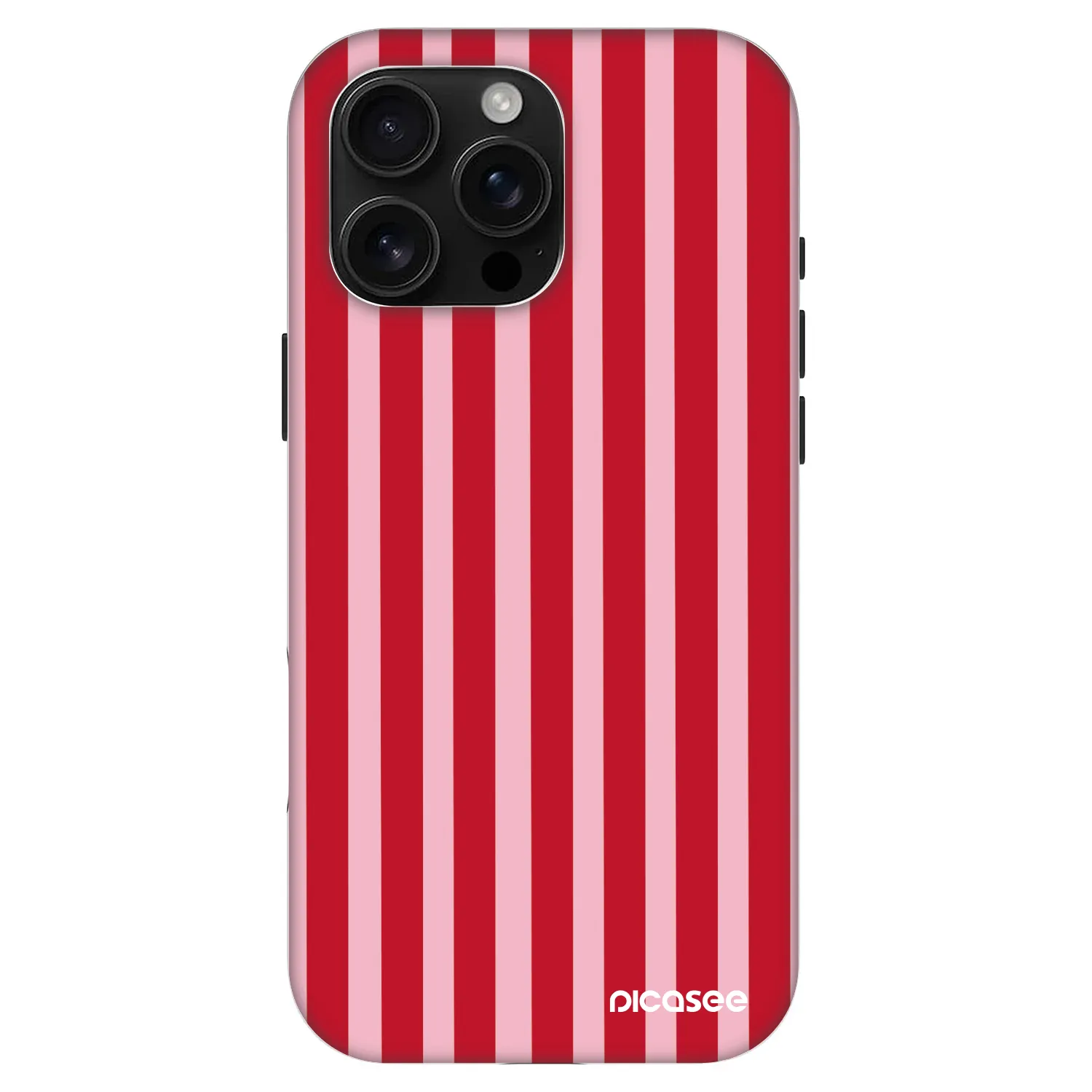 Picasee Fashion Case MagSafe pre Apple iPhone 16 Pro Max - Lines red