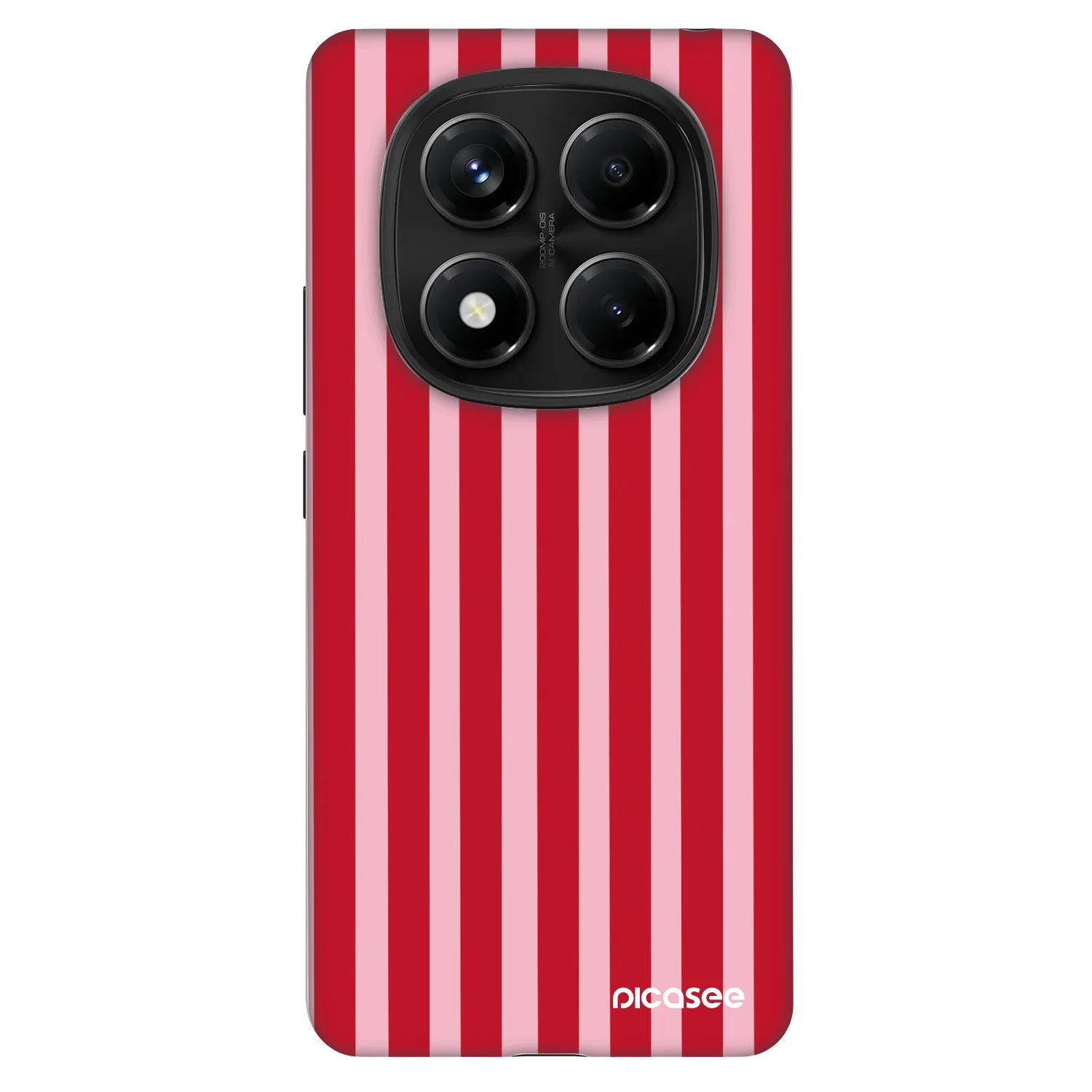 Picasee Fashion Case pre Xiaomi Redmi Note 14 Pro 4G - Lines red