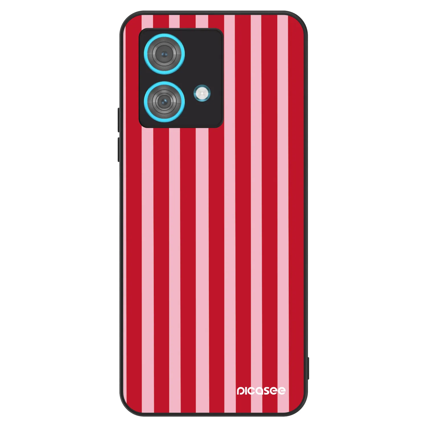 Picasee ULTIMATE CASE pro Motorola Edge 40 Neo - Lines red
