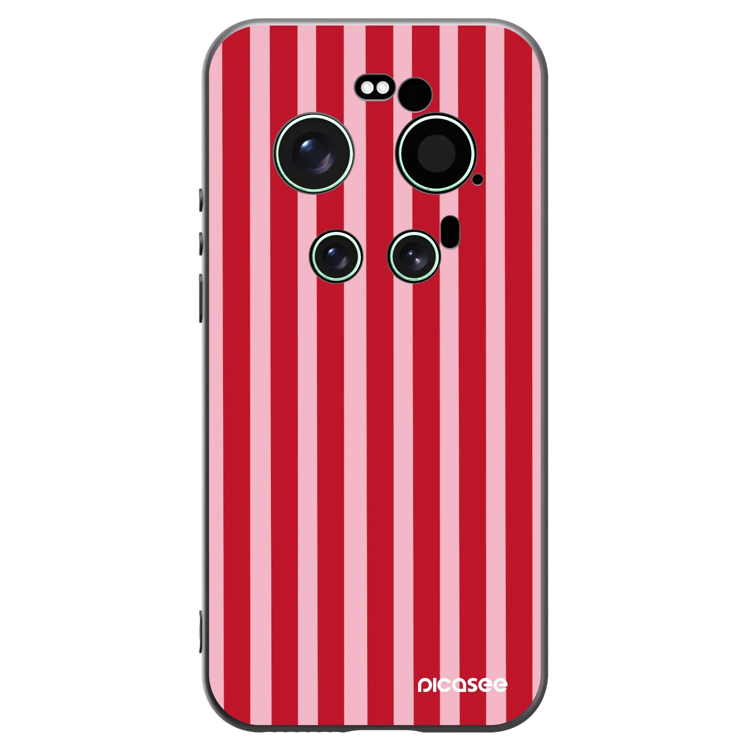 Picasee silikónový čierny obal pre Xiaomi 17 Ultra - Lines red
