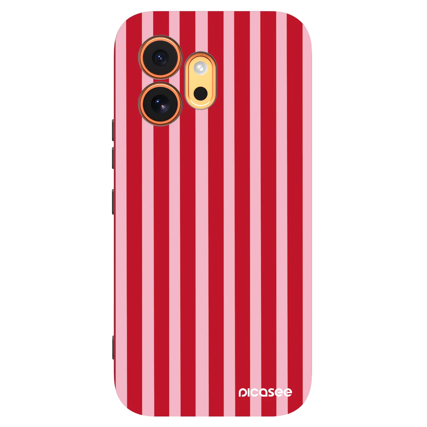 Picasee silikónový čierny obal pre Honor 600 - Lines red