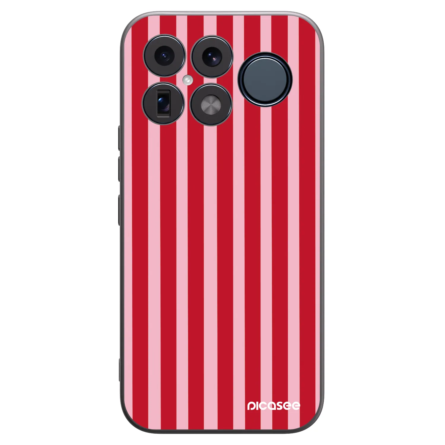 Picasee silikónový čierny obal pre Xiaomi Poco F8 Ultra - Lines red