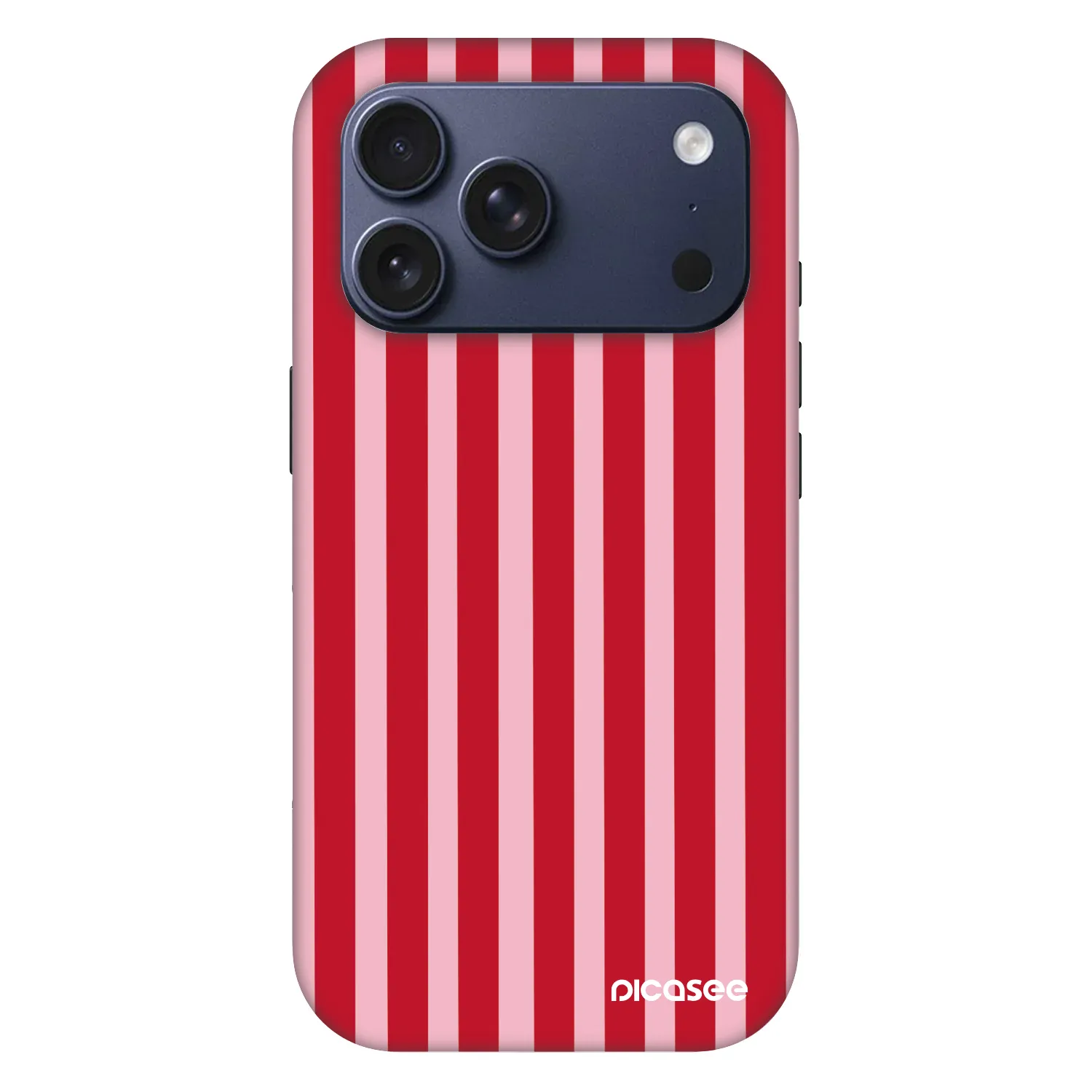 Picasee Fashion Case MagSafe pre Apple iPhone 18 Pro - Lines red