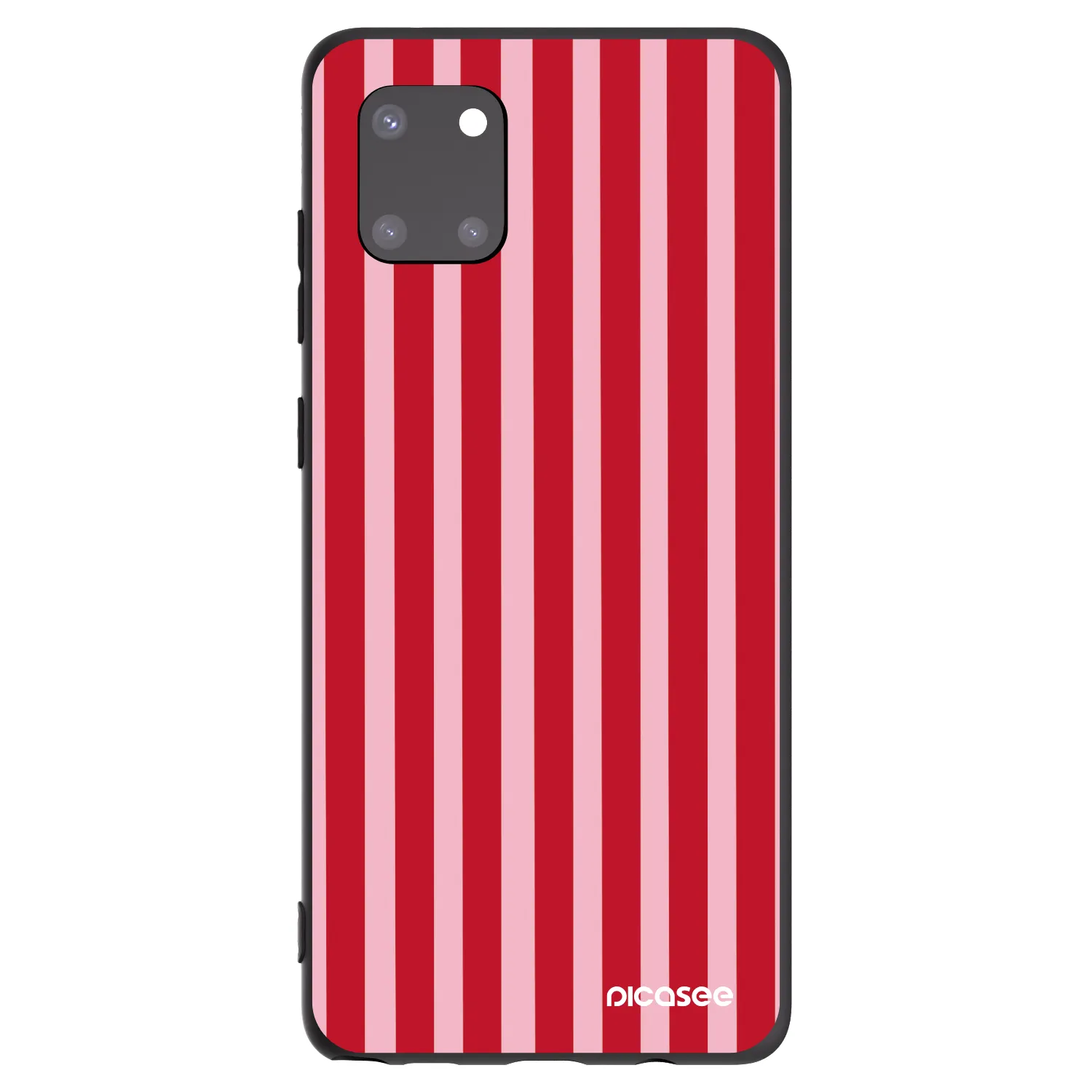 Picasee silikónový čierny obal pre Samsung Galaxy Note 10 Lite N770F - Lines red