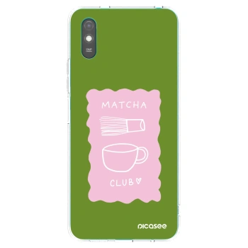 Picasee silikónový prehľadný obal pre Xiaomi Redmi 9A - Matcha club