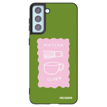 Picasee silikónový čierny obal pre Samsung Galaxy S21+ 5G G996F - Matcha club