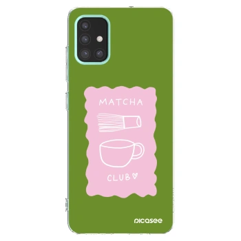 Picasee silikónový prehľadný obal pre Samsung Galaxy M31s - Matcha club