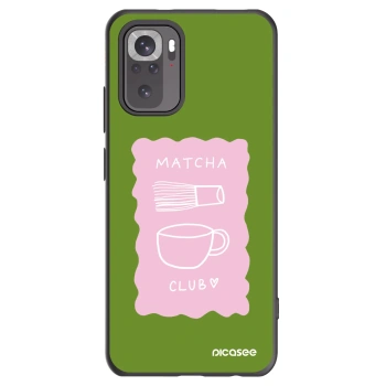 Picasee silikónový čierny obal pre Xiaomi Redmi Note 10 - Matcha club