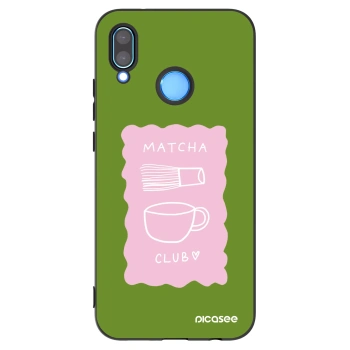 Picasee silikónový čierny obal pre Huawei P20 Lite - Matcha club