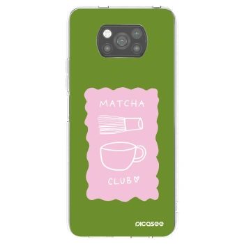 Picasee silikónový čierny obal pre Xiaomi Poco X3 Pro - Matcha club