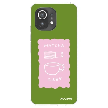 Picasee silikónový prehľadný obal pre Xiaomi Mi 11 - Matcha club