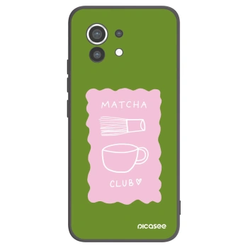 Picasee silikónový čierny obal pre Xiaomi Mi 11 - Matcha club