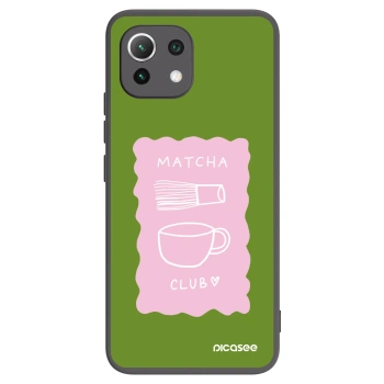 Picasee silikónový čierny obal pre Xiaomi Mi 11 Lite - Matcha club