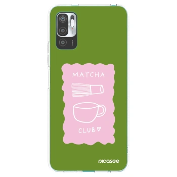 Picasee silikónový prehľadný obal pre Xiaomi Redmi Note 10 5G - Matcha club