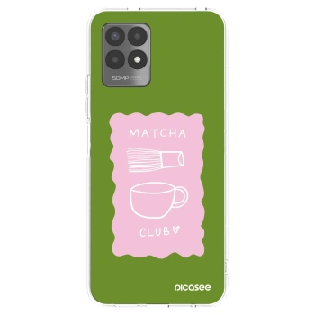 Picasee silikónový prehľadný obal pre Realme 8i - Matcha club