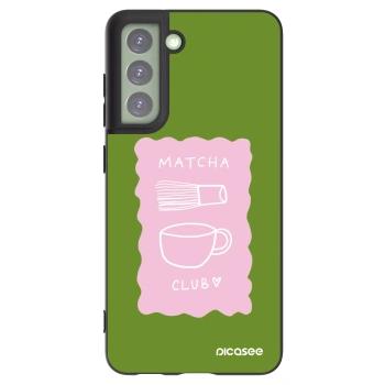 Picasee silikónový čierny obal pre Samsung Galaxy S21 FE 5G - Matcha club
