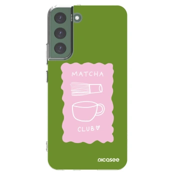Picasee silikónový prehľadný obal pre Samsung Galaxy S22+ 5G - Matcha club