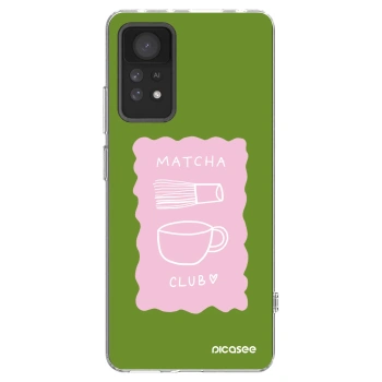 Picasee silikónový prehľadný obal pre Xiaomi Redmi Note 11 Pro 5G - Matcha club