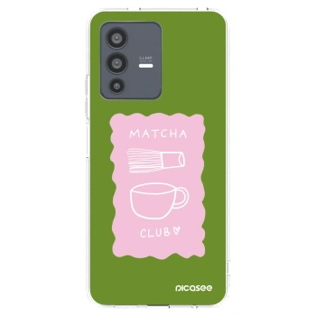 Picasee silikónový prehľadný obal pre Vivo V23 5G - Matcha club