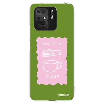 Picasee silikónový prehľadný obal pre Xiaomi Redmi 10C - Matcha club