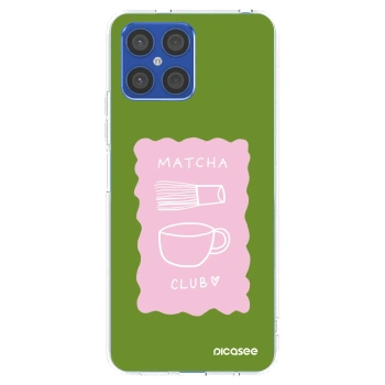 Picasee silikónový prehľadný obal pre Honor X8 4G - Matcha club