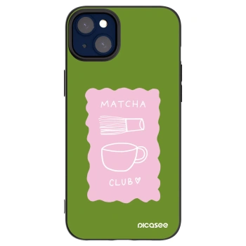 Picasee silikónový čierny obal pre Apple iPhone 14 Plus - Matcha club