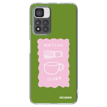 Picasee silikónový prehľadný obal pre Xiaomi Redmi Note 11 Pro+ 5G - Matcha club