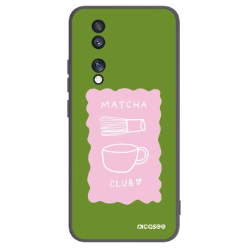 Picasee silikónový čierny obal pre Honor 70 - Matcha club