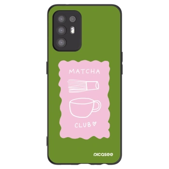 Picasee silikónový čierny obal pre OPPO A94 5G - Matcha club