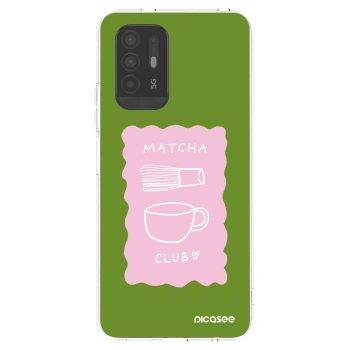 Picasee silikónový prehľadný obal pre OPPO A94 5G - Matcha club