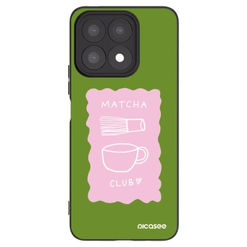 Picasee silikónový čierny obal pre Honor X8a - Matcha club