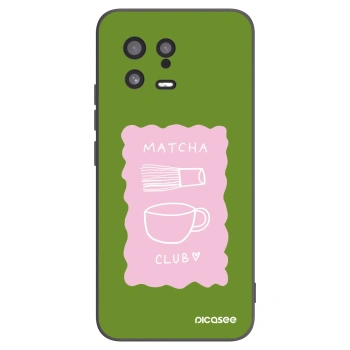 Picasee silikónový čierny obal pre Xiaomi 13 - Matcha club